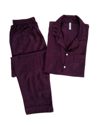 Thumbnail for Men’s Plum Linen - ELORA OFFICIAL