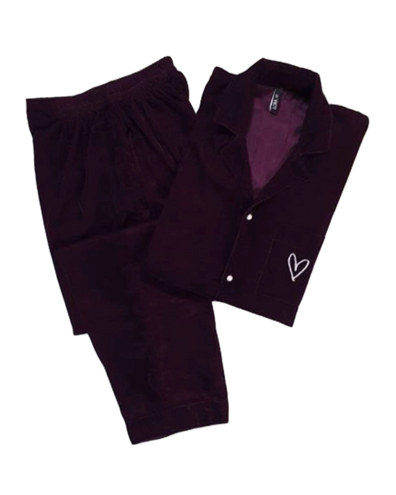 Plum Velvet Solid - ELORA OFFICIAL